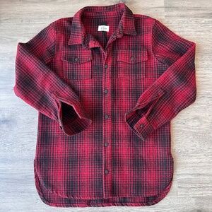Off-White Flannel Size M Red/Black